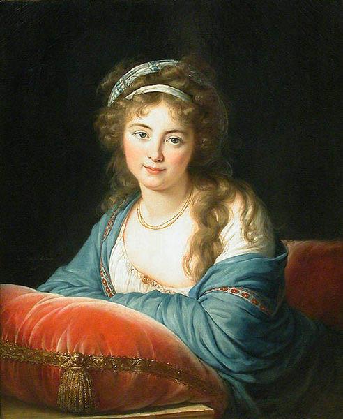 elisabeth vigee-lebrun La comtesse Skavronskaia oil painting image